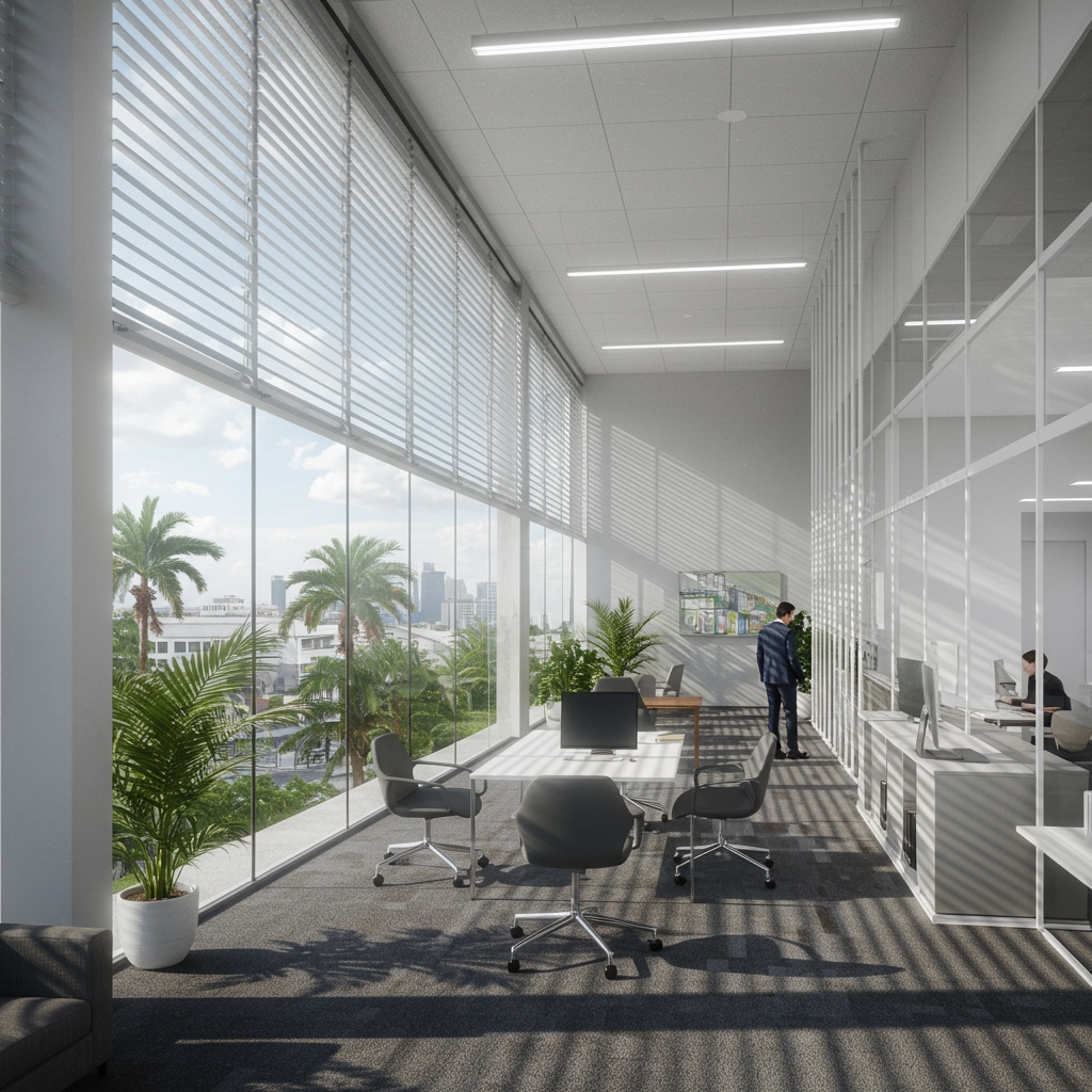 Minh họa cho Tối ưu hóa Thiết kế Mặt đứng (Facade) để Tiết kiệm Năng lượng trong Tòa nhà Văn phòng Nhiệt đới tại Việt Nam - phần 2