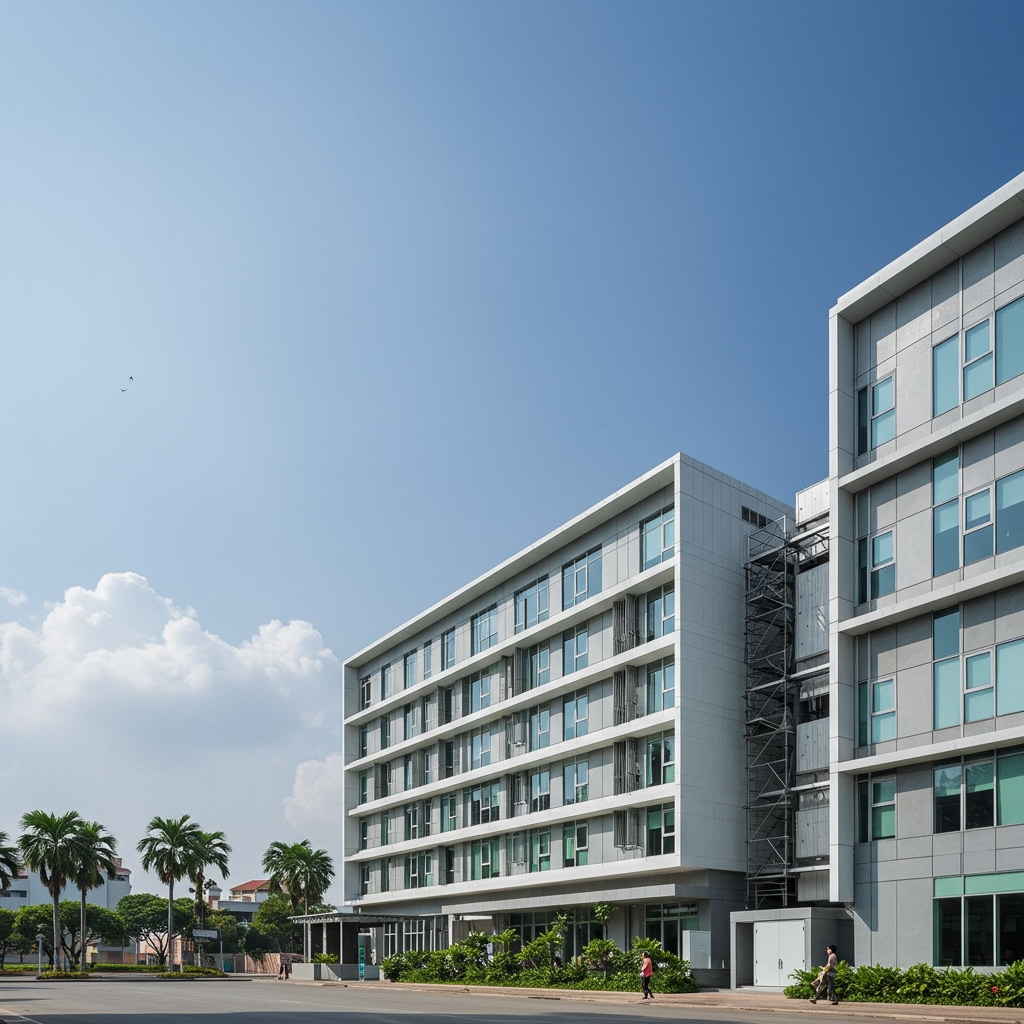 Tối ưu hóa Thiết kế Mặt đứng (Facade) để Tiết kiệm Năng lượng trong Tòa nhà Văn phòng Nhiệt đới tại Việt Nam
