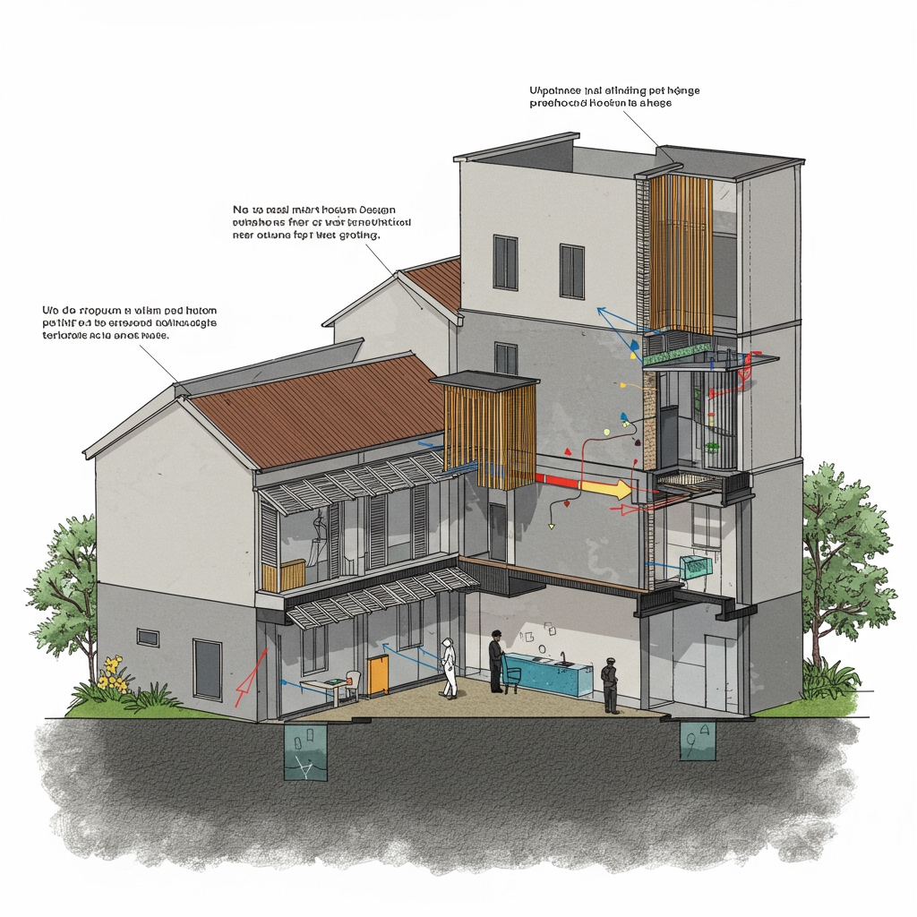 Illustration for Optimization of Passive Design Strategies for Thermal Comfort and Energy Efficiency in Vietnamese Residential Buildings Using Building Performance Simulation - section 2