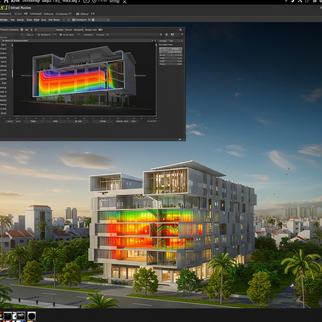 Illustration for Building Performance Simulation for Optimizing Climate-Responsive Architecture with Local Materials in Vietnam - section 1