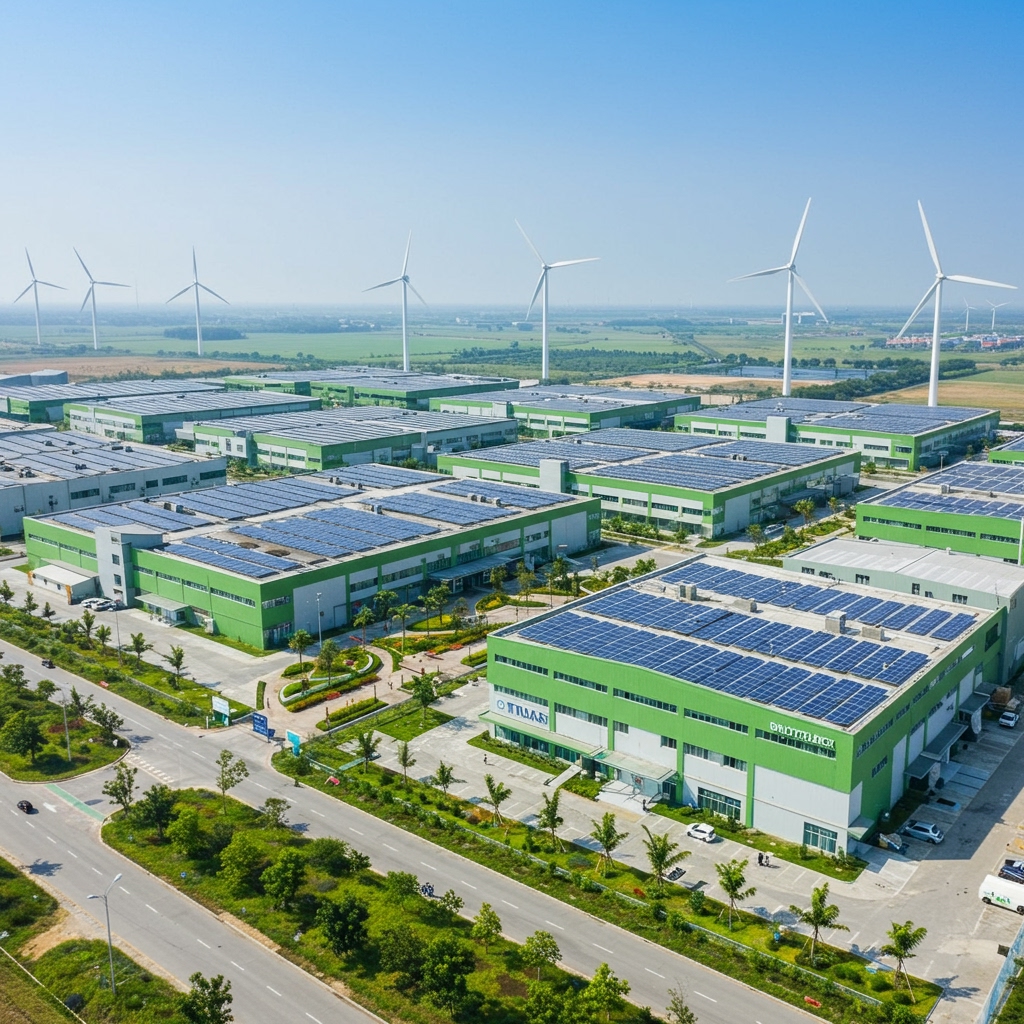 Illustration for Building Performance Simulation: Paving the Way for Net-Zero Industrial Buildings in Tropical Vietnam - section 3