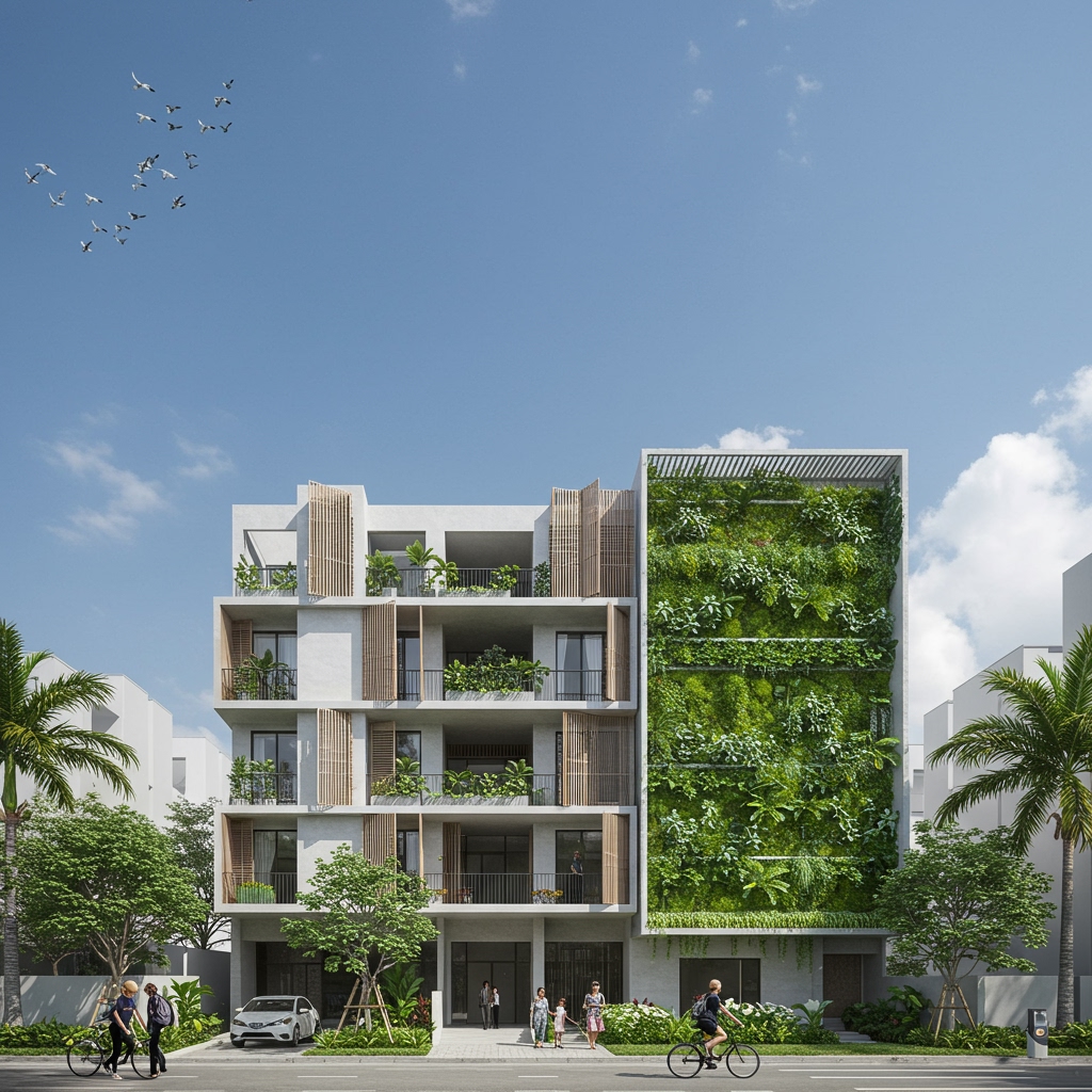 Illustration for Optimizing Energy Efficiency in Vietnamese Tropical Buildings Through Simulation-Informed Passive Design Strategies - section 3